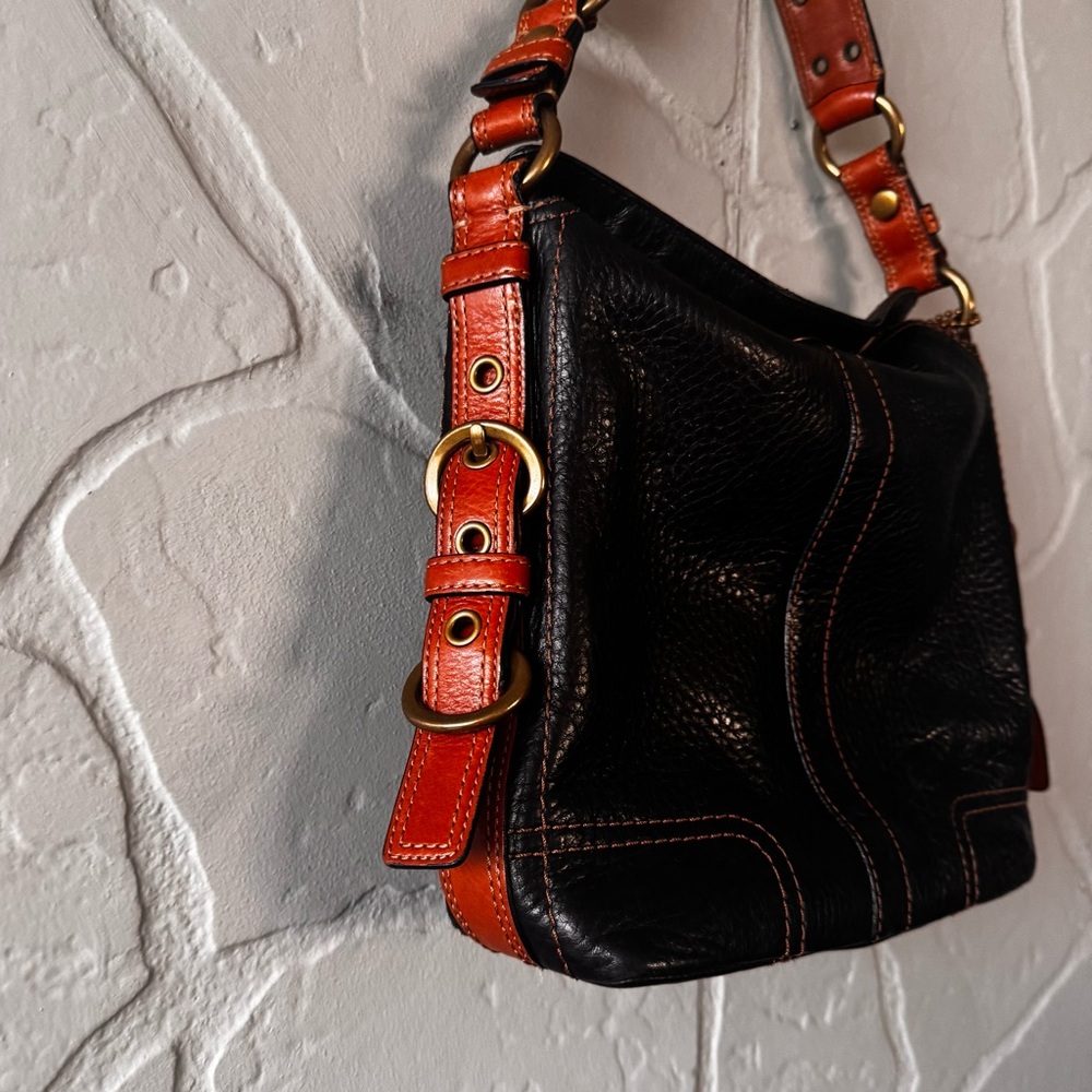 Coach Legacy Black Pebbled Leather Shoulder Bag, Vintage Style C0769-10958 - Picture 2 of 13